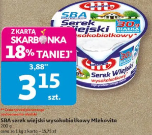 SBA serek wiejski wysokobiałkowy Mlekovita