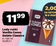Lody rożki Vanilla Cones Gelato Classico
