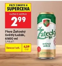 Piwo Žatecký Světlý Ležák, 500 ml