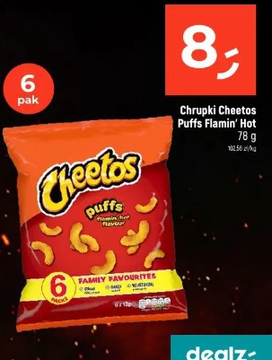 Chrupki Cheetos Puffs Flamin’ Hot