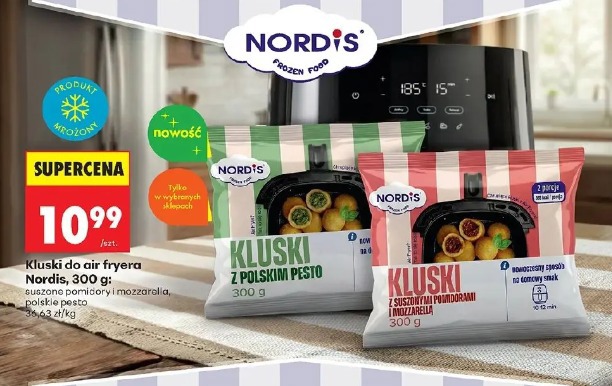 Kluski do air fryera Nordis