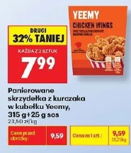 Panierowane skrzydełka z kurczaka w kubełku Yeemy