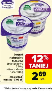 Jogurt naturalny MALUTA śmietankowy