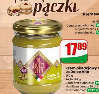 Krem pistacjowy 45% La Dolce Vita