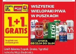 Wszystkie wielopaki piwa w puszkach
