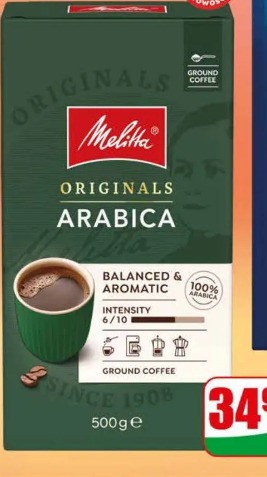 Kawa mielona Originals Arabica Melitta