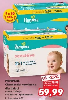 Pampers Chusteczki nawilżane dla dzieci
