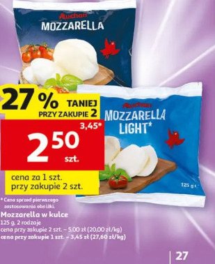 Mozzarella w kulce Auchan