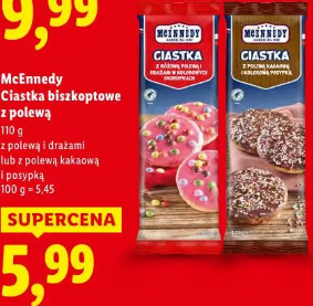 McEnnedy Ciastka biszkoptowe z polewą
