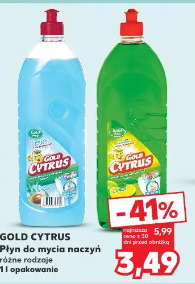 Gold Cytrus Płyn do mycia naczyń