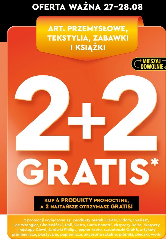 Art. przemysłowe, tekstylia, zabawki i książki