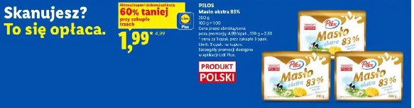 Pilos Masło ekstra 83%