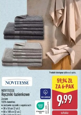 Novitesse Ręczniki łazienkowe