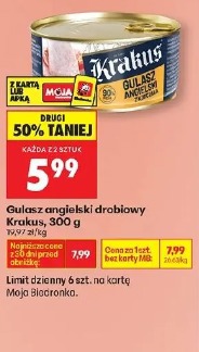 Gulasz angielski drobiowy Krakus