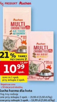 Sucha karma dla kota Auchan Multi Croquettes