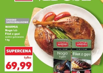 Warmia Noga lub Filet z gęsi wolno gotowane
