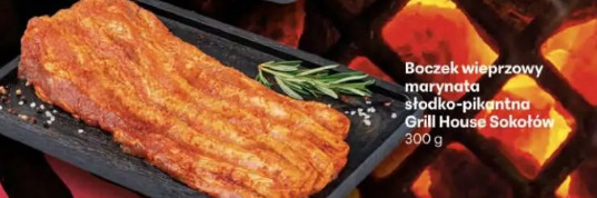 Boczek wieprzowy marynata słodko-pikantna Grill House Sokołów