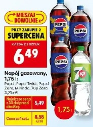 Napój gazowany Pepsi, Pepsi Twist, Pepsi Zero, Mirinda, 7up