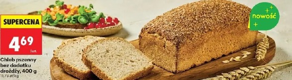 Chleb pszenny bez dodatku drożdży