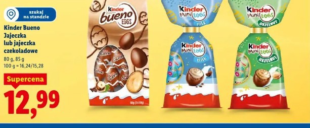 Kinder Bueno Jajeczka lub jajeczka czekoladowe