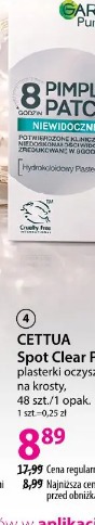 Cettua Spot Clear Patch plasterki oczyszczające na niedoskonałości