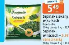 Szpinak siekany w kulkach Bonduelle