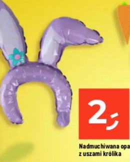 Nadmuchiwana opaska z uszami królika