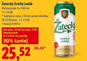 Žatecký Světlý Ležák Ośmiosztuk