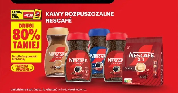 Kawy rozpuszczalne Nescafé