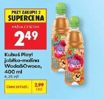 Kubuś Play! jabłko-malina Woda&owoce