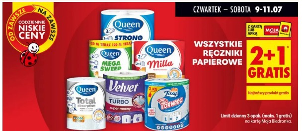 Wszystkie ręczniki papierowe Queen Velvet Foxy