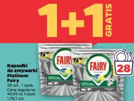 Kapsułki do zmywarki Platinum Fairy
