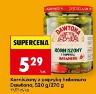 Korniszony z papryką habanero Dawtona