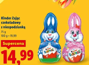 Kinder Zając czekoladowy z niespodzianką