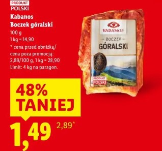 Kabanos Boczek góralski