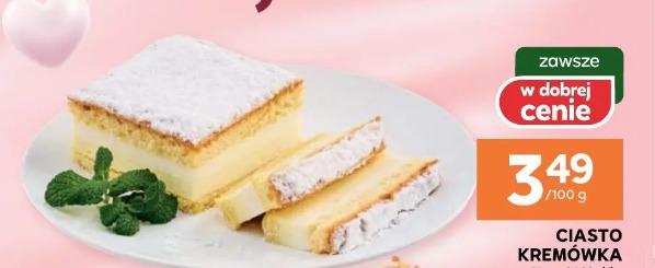 Ciasto kremówka Bizon