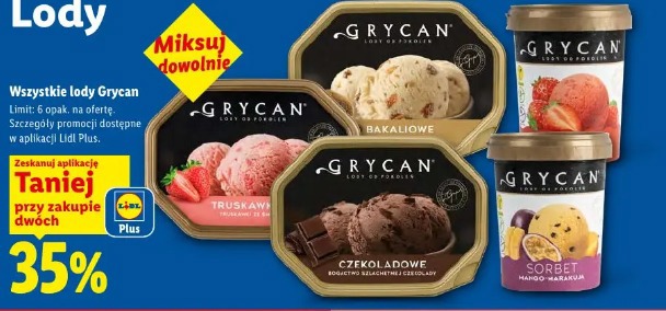 Wszystkie lody Grycan 