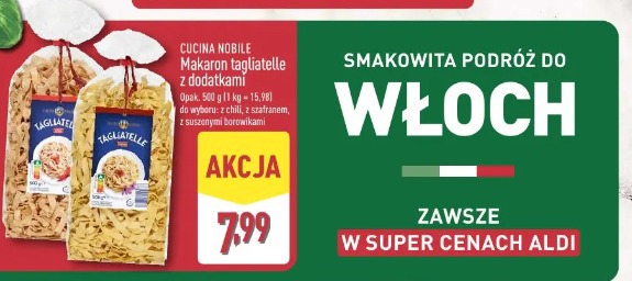 Cucina Nobile Makaron tagliatelle z dodatkami