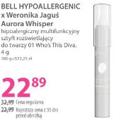 Bell Hypoallergenic x Weronika Jaguś Aurora Whisper sztyft rozświetlający