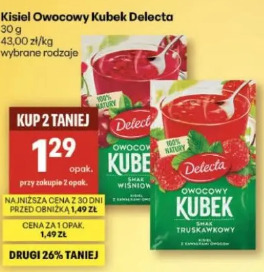 Kisiel Owocowy Kubek Delecta