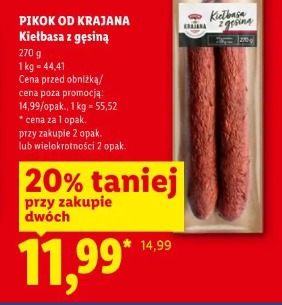Pikok od Krajana Kiełbasa z gęsiną