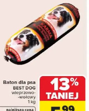 Baton dla psa BEST DOG wieprzowo-wołowy