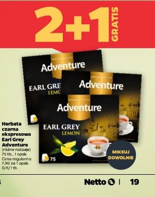 Herbata czarna ekspresowa Earl Grey Adventure