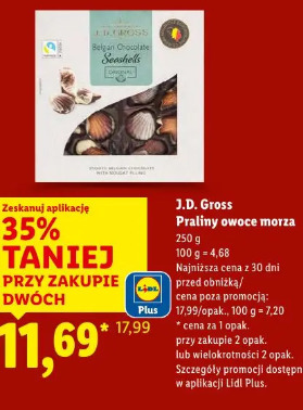 J.D. Gross Praliny owoce morza