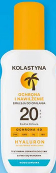 Emulsja do opalania w sprayu SPF 20, Kolastyna