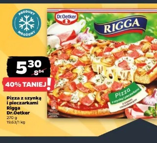 Pizza z szynką i pieczarkami Rigga Dr. Oetker