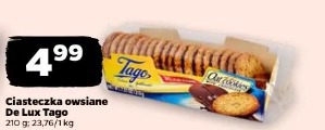 Ciasteczka owsiane De Lux Tago