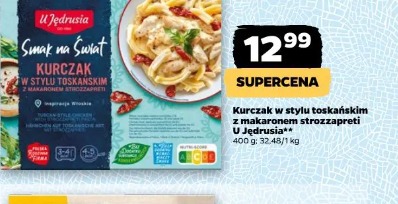 Kurczak w stylu toskańskim z makaronem strozzapreti U Jędrusia