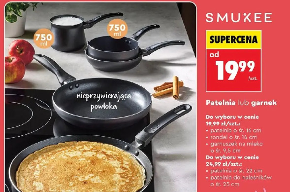 Smukee patelnia lub garnek