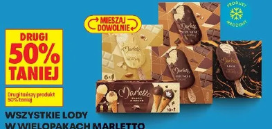 Wszystkie lody w wielopakach Marletto
